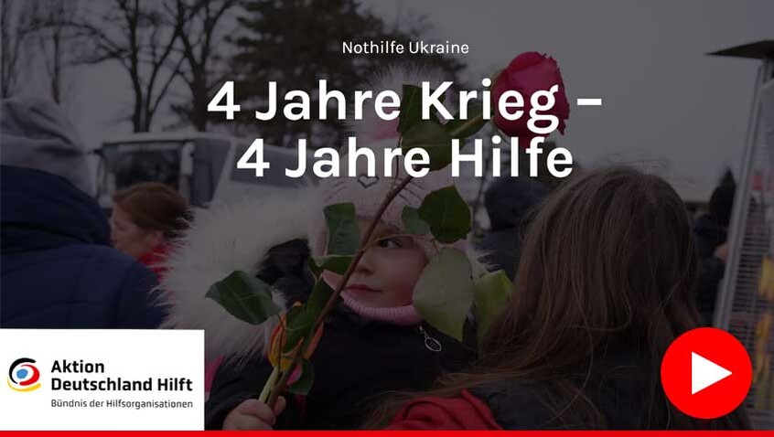 Multimedia-Reportage: 4 Jahre Krieg - 4 Jahre Hilfe