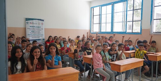 Kinder im Klassenzimmer der Ali-Sulaiman-Schule