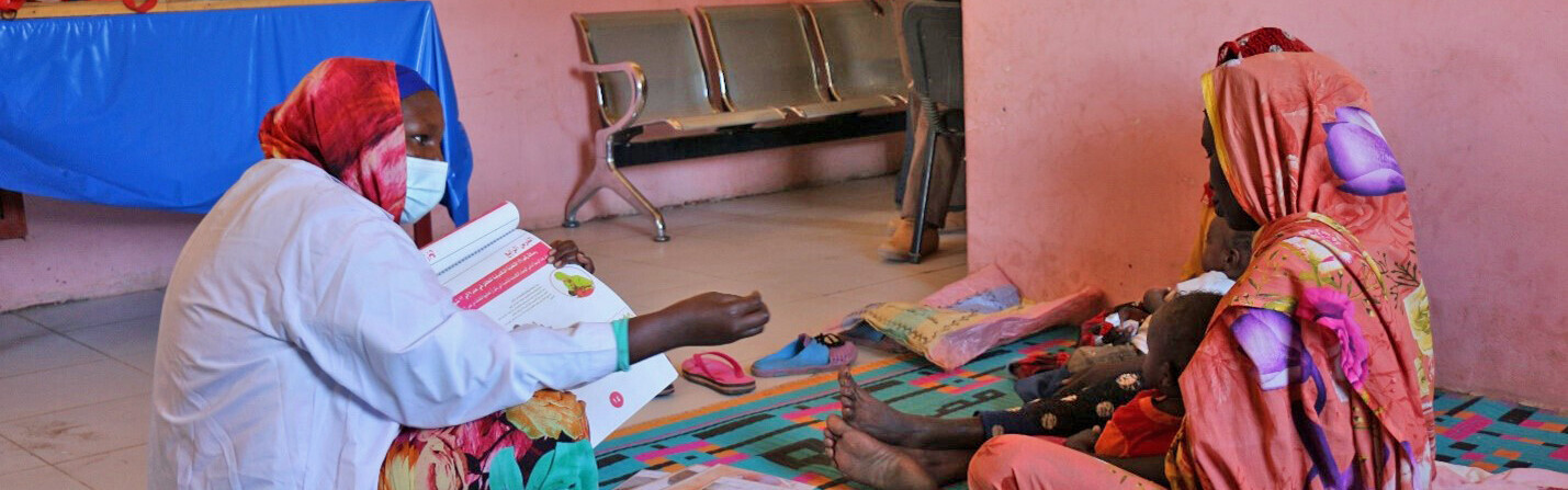 Unterstützung für vertriebene Frauen und Kinder im Sudan durch CARE
