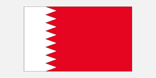 Flagge von Bahrain