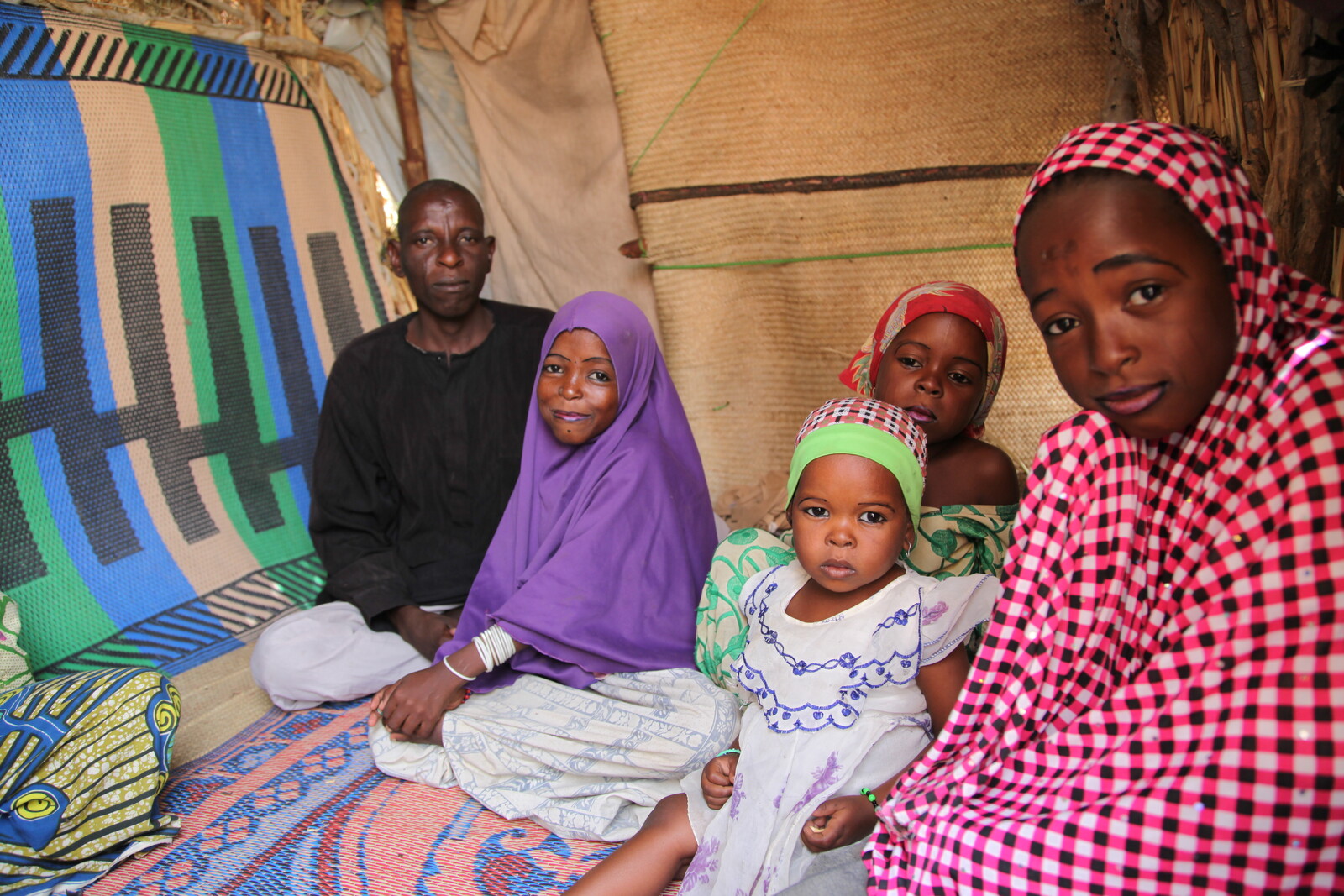 Eine Familie im Niger