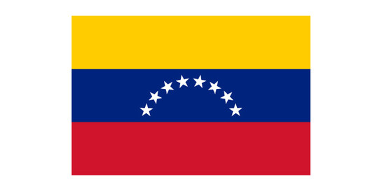 Flagge von Venezuela, einem Land in Südamerika