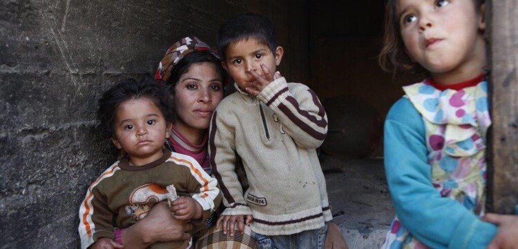 Eine geflüchtete syrische Familien in Jordanien (Archivbild) Eine geflüchtete syrische Familien in Jordanien (Archivbild)