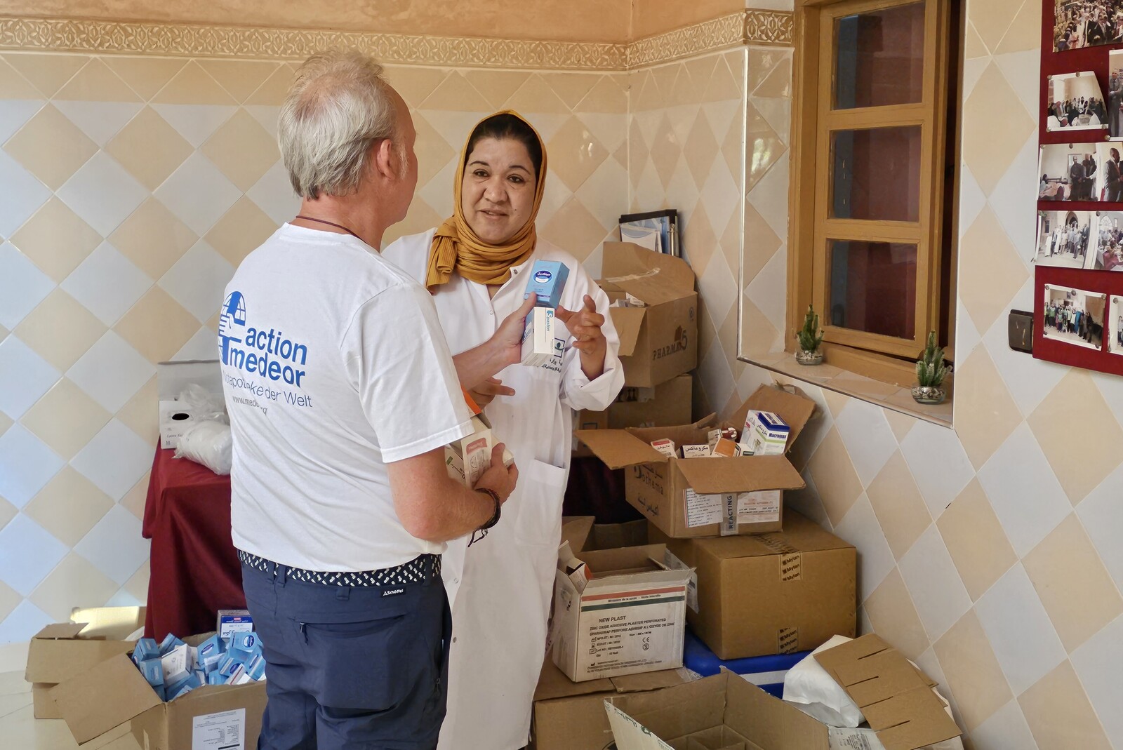 In Marokko organisieren Helfende die medizinische Versorgung nach dem Erdbeben 