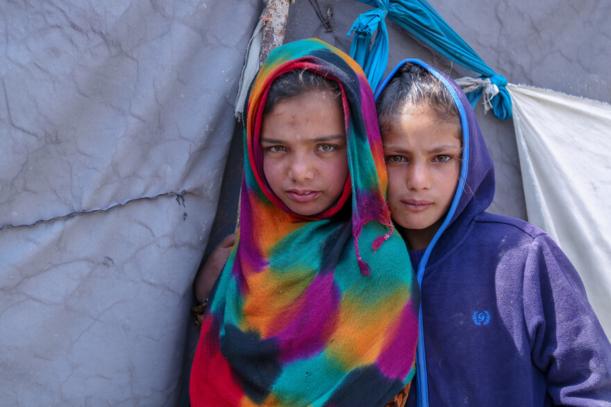 Zwei Mädchen in Afghanistan Zwei Mädchen in Afghanistan