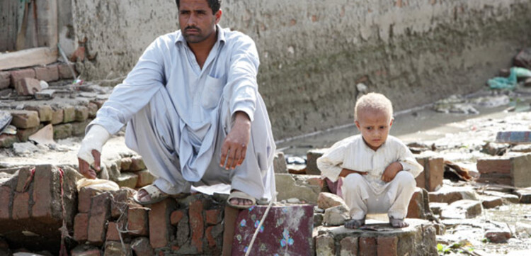 Flut Pakistan: Bewohner kehren zurück Flut Pakistan: Bewohner kehren zurück