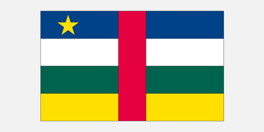Flagge Zentralafrikanische Republik