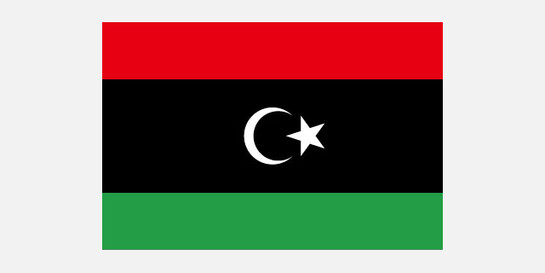 Flagge Libyen