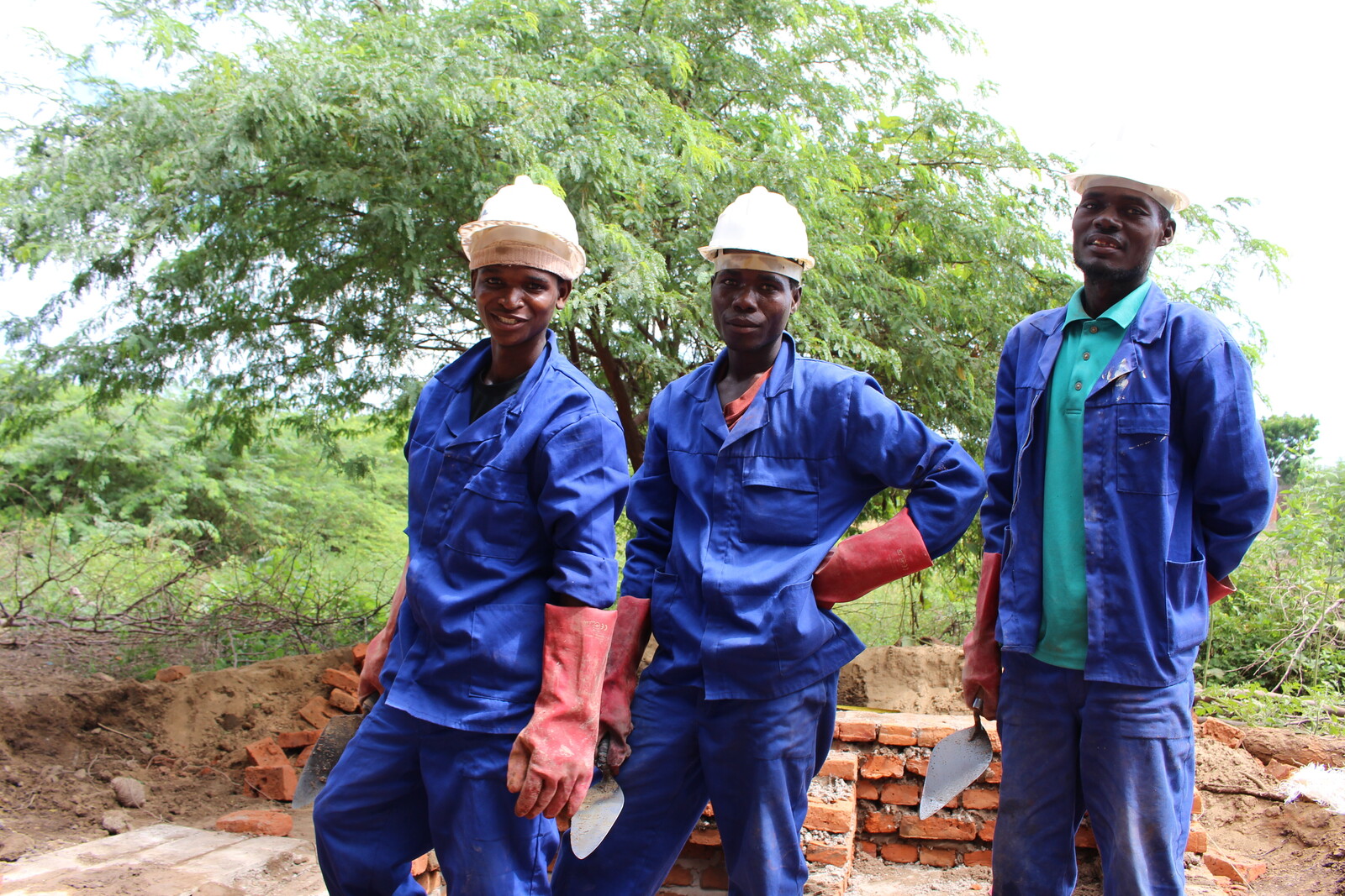 Handwerker werden für Projekt des Bündnisses in Malawi ausgebildet