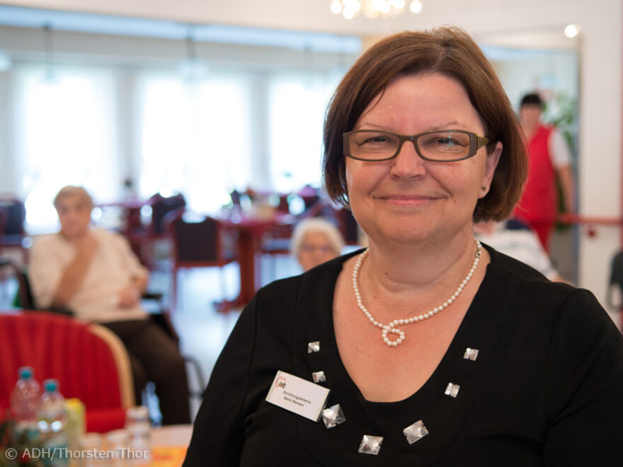 015-bs-hochwasser-okt-15 Beate Hanson, die Leiterin des AWO Seniorenzentrums berichtet, dass das Hochwasser auch positive Folgen haben kann