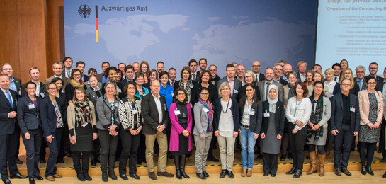 Auf dem Business Dialog des CSRhumanitär gab es ein Gruppenbild.