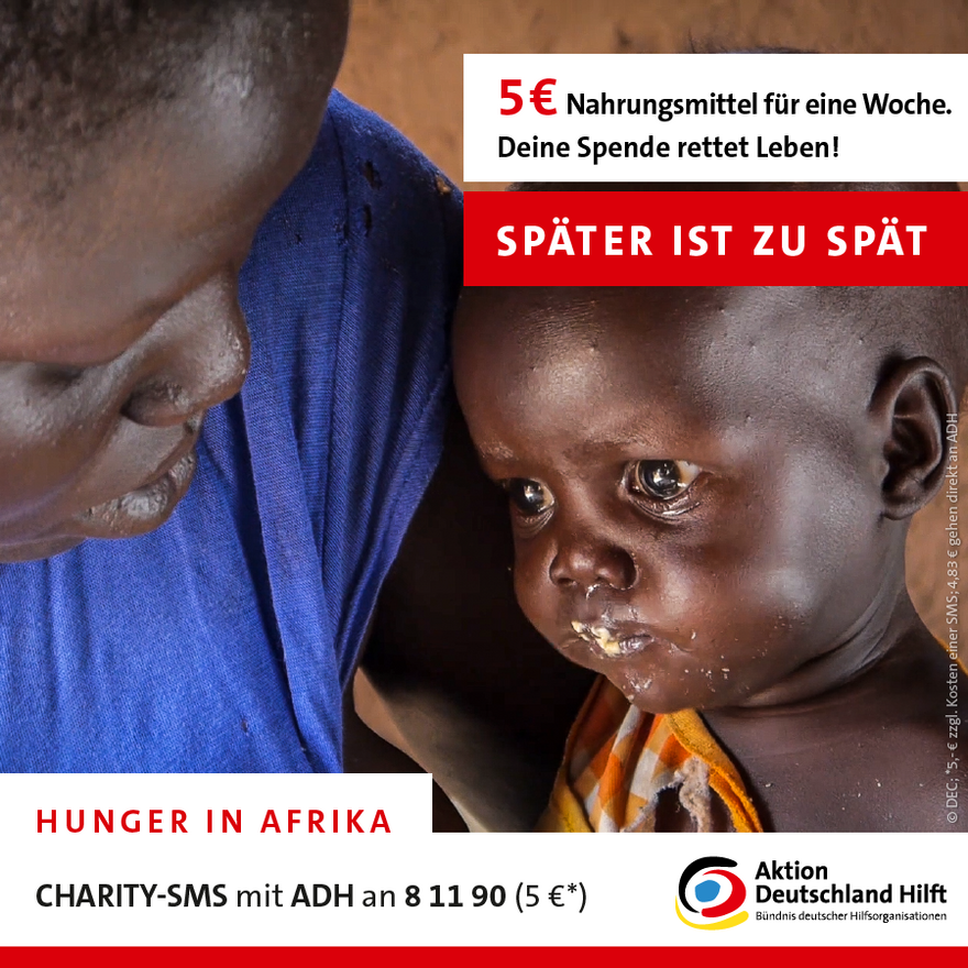 Gemeinsam gegen den Hunger: Bündnisse rufen zu Spenden auf Gemeinsam gegen den Hunger: Bündnisse rufen zu Spenden auf