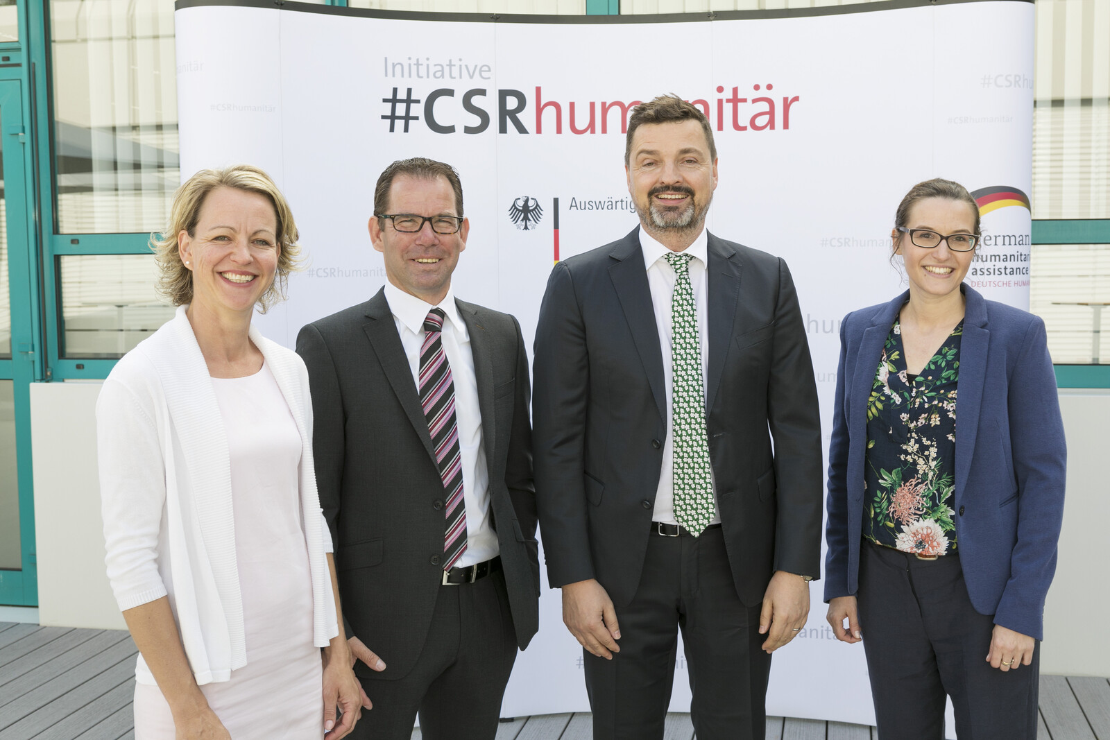 Henkel richtete als Partner der Initiative #CSRhumanitär den Workshop in Düsseldorf aus.