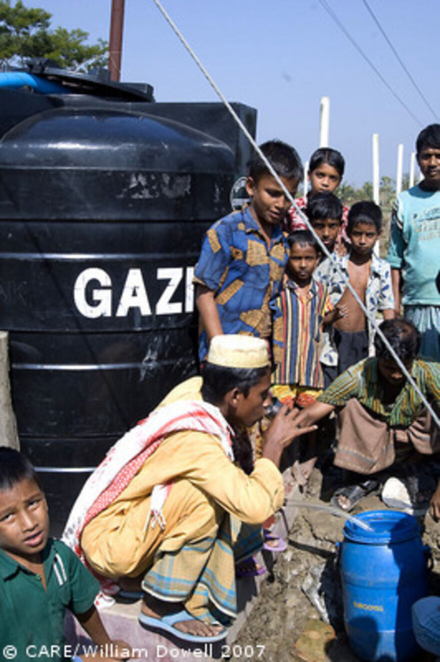 Zyklon Bangladesch: Trinkwasserversorgung