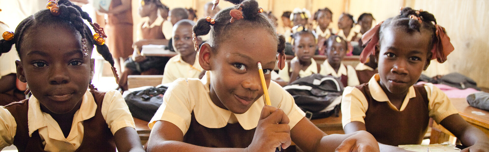 Schulkinder in Haiti