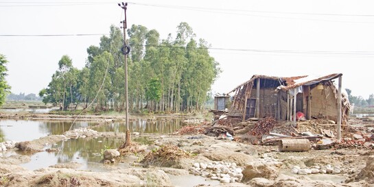 Zerstörung in Nepal