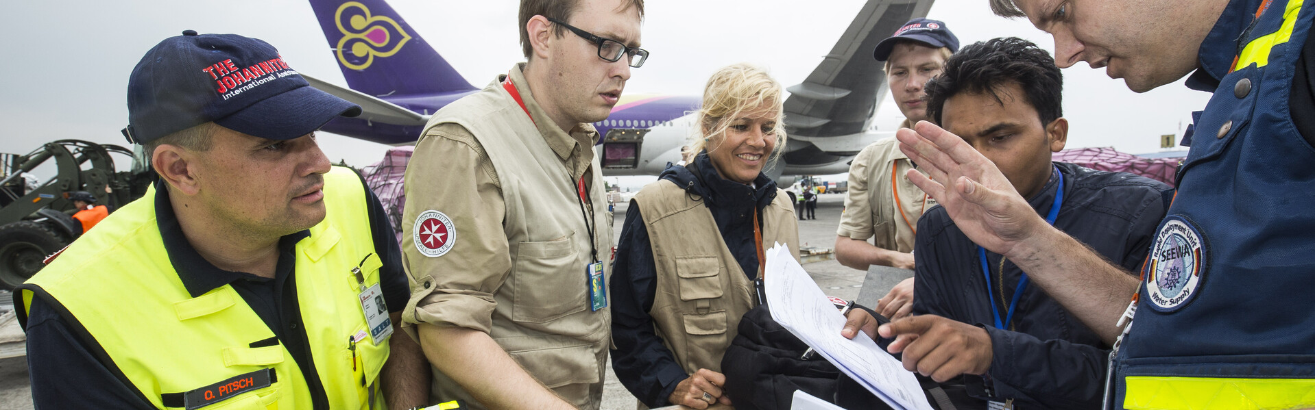 Helfer des Bündnisses sind rund um die Welt im Einsatz