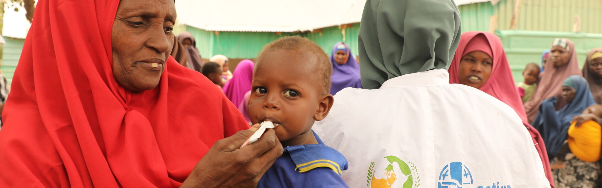 Frau mit Kind in Somalia Frau mit Kind in Somalia