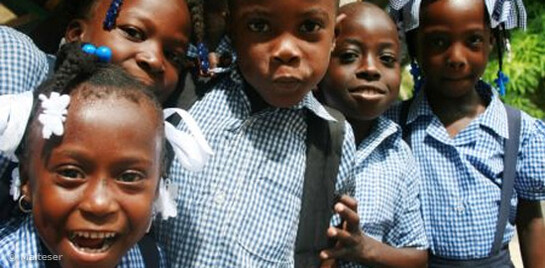 Schulkinder in Haiti