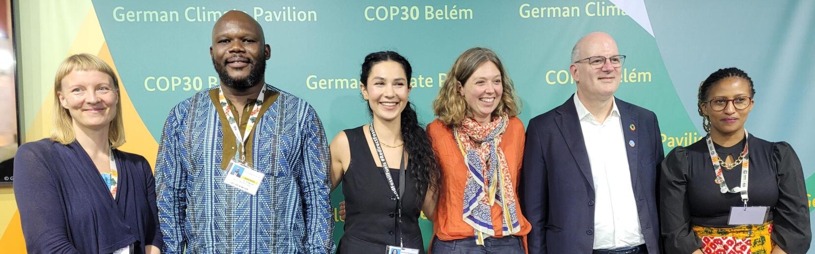 Das von ADRA moderierte Panel auf der COP30 Das von ADRA moderierte Panel auf der COP30
