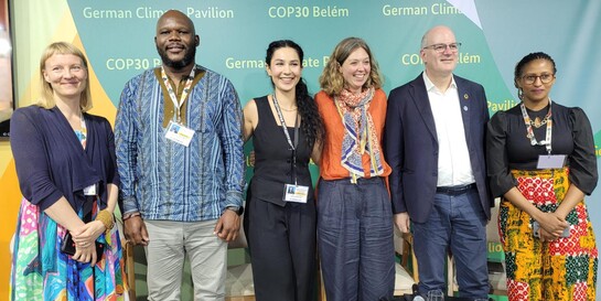 Das von ADRA moderierte Panel auf der COP30