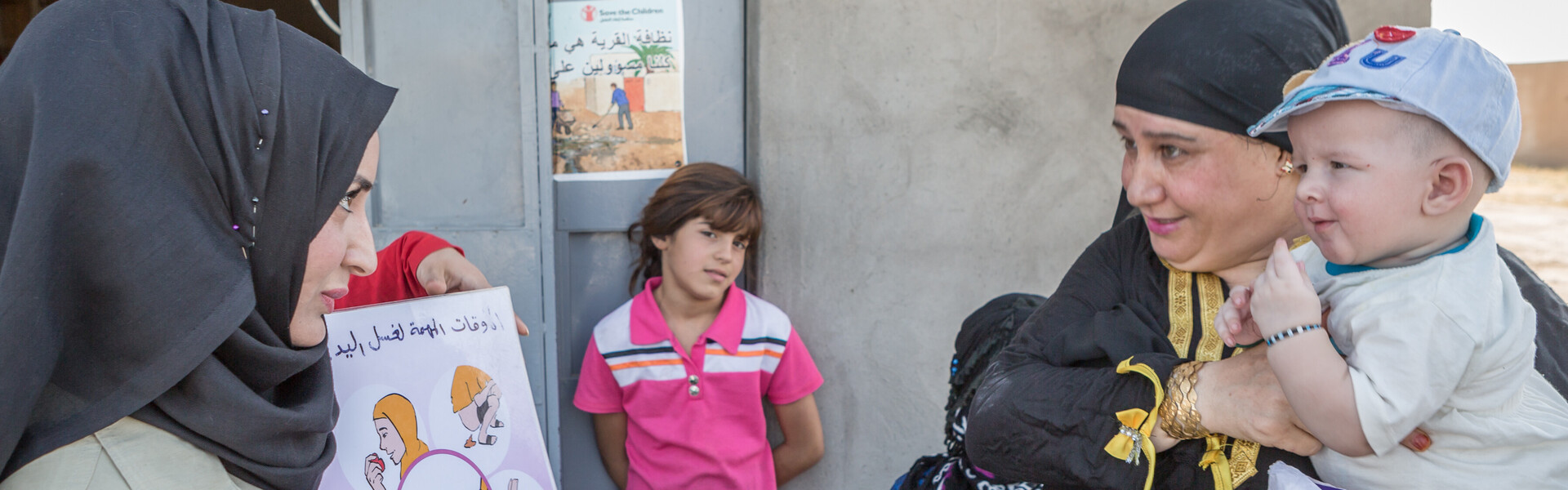 Bündnisorganisation arche nova klärt im Irak über die Vorbeugung von Krankheiten auf