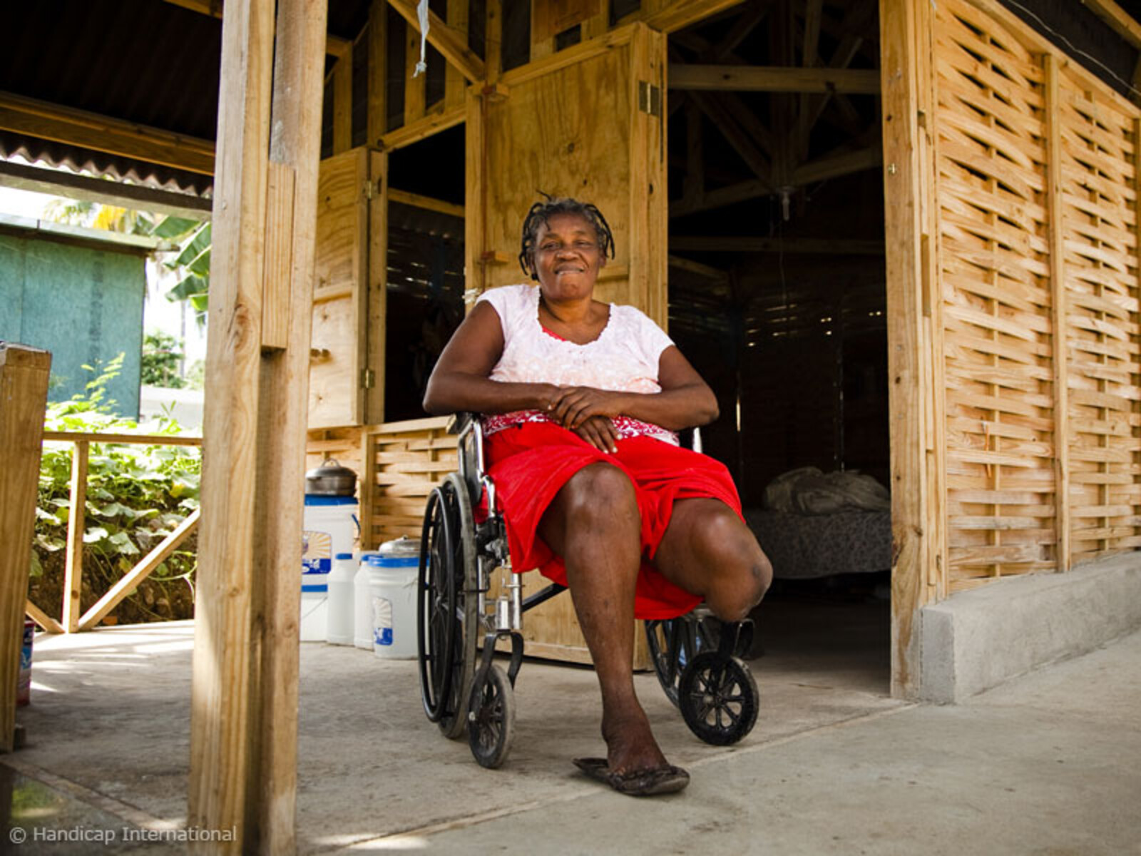 Handicap International setzt sich besonders für Menschen mit Behinderungen ein