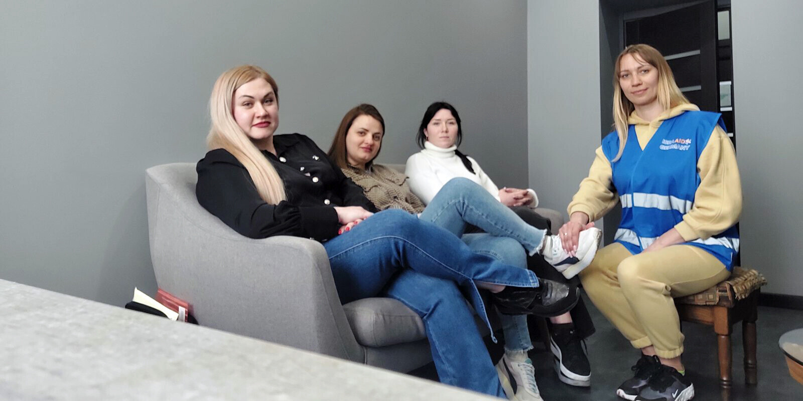 Das psychosoziale Team von IsraAID Germany kümmert sich um die Sorgen und Ängste von Menschen aus der Ukraine