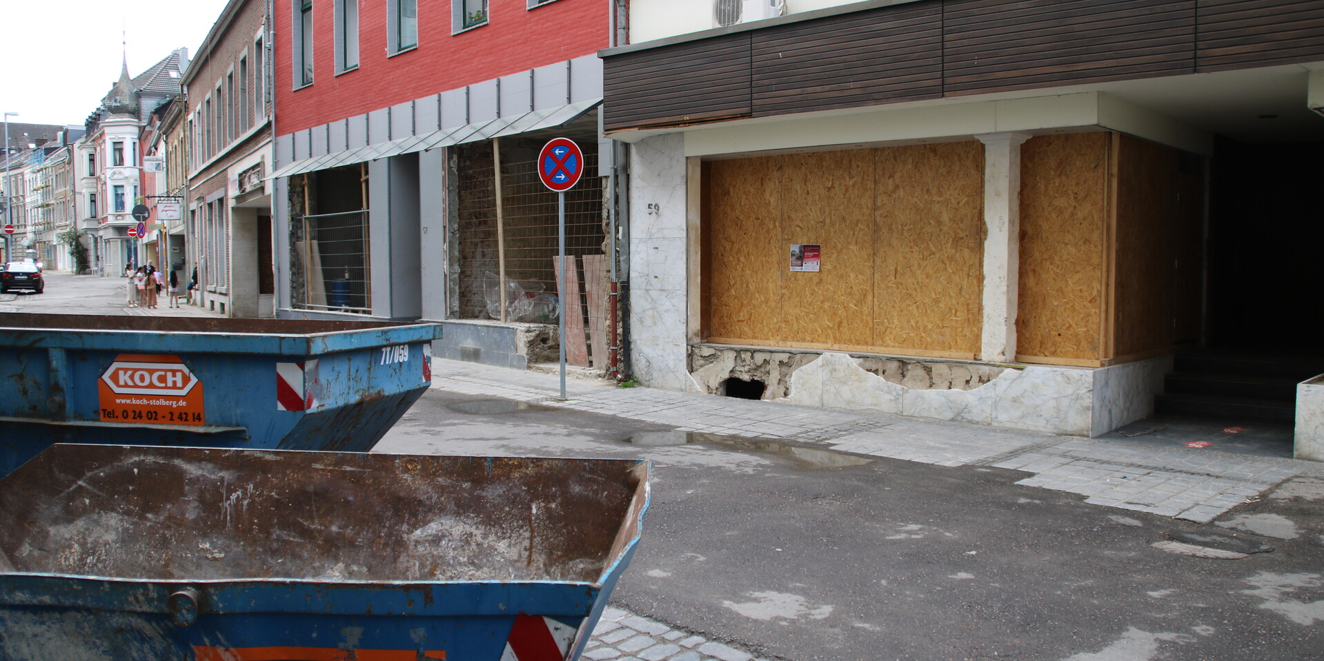 Viele Häuser in Stolberg wurden durch die Flut beschädigt