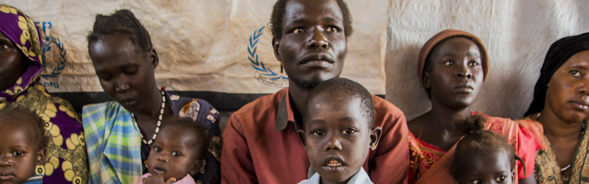 Menschen im Südsudan, einem Land in Afrika