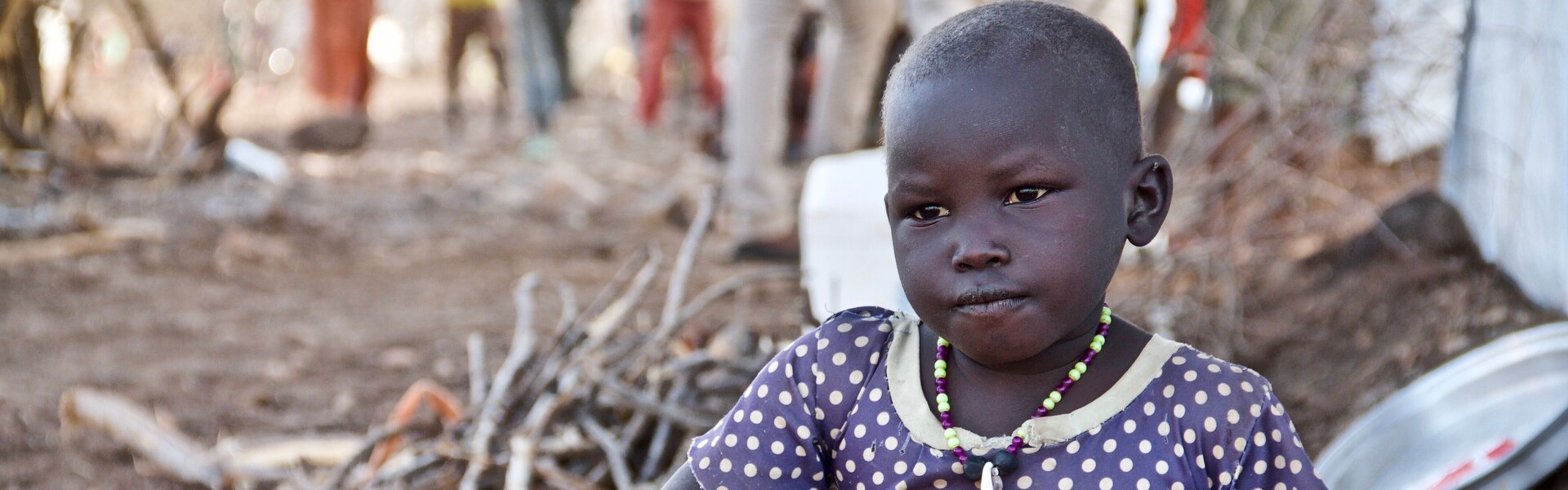 Ein Kind im Flüchtlingscamp Kakuma in Kenia.