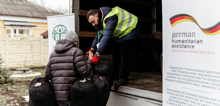 Winterhilfe durch die Bündnisorganisation ADRA in der Ukraine