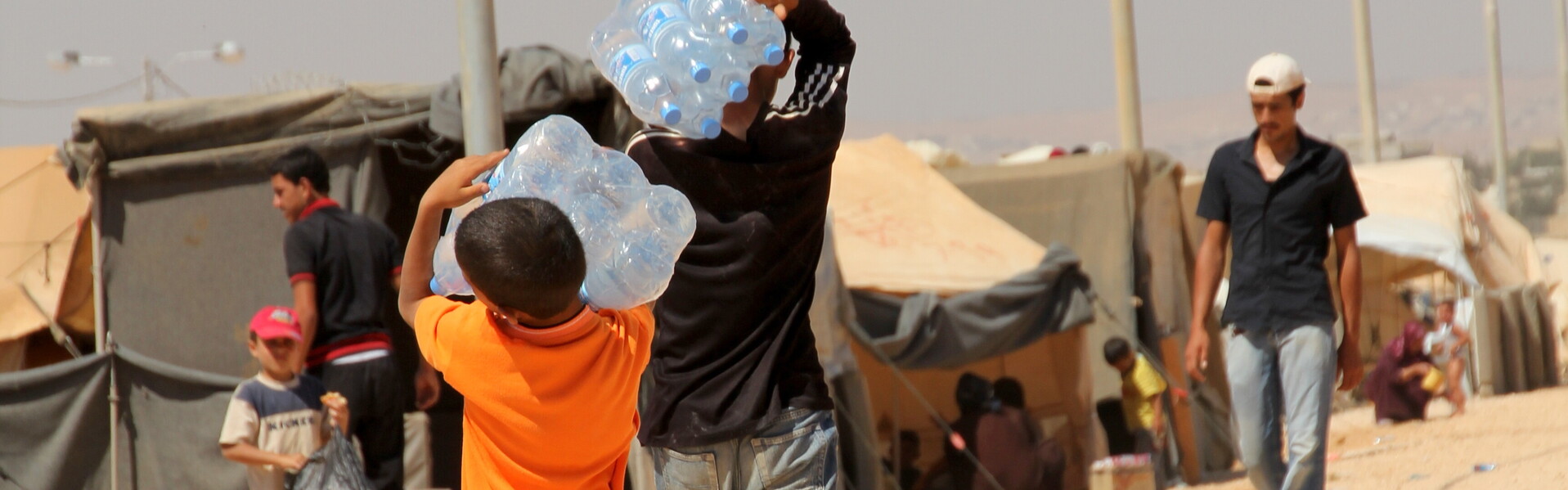 Geflüchtete Kinder in Jordanien (Archiv-/Symbolbild)