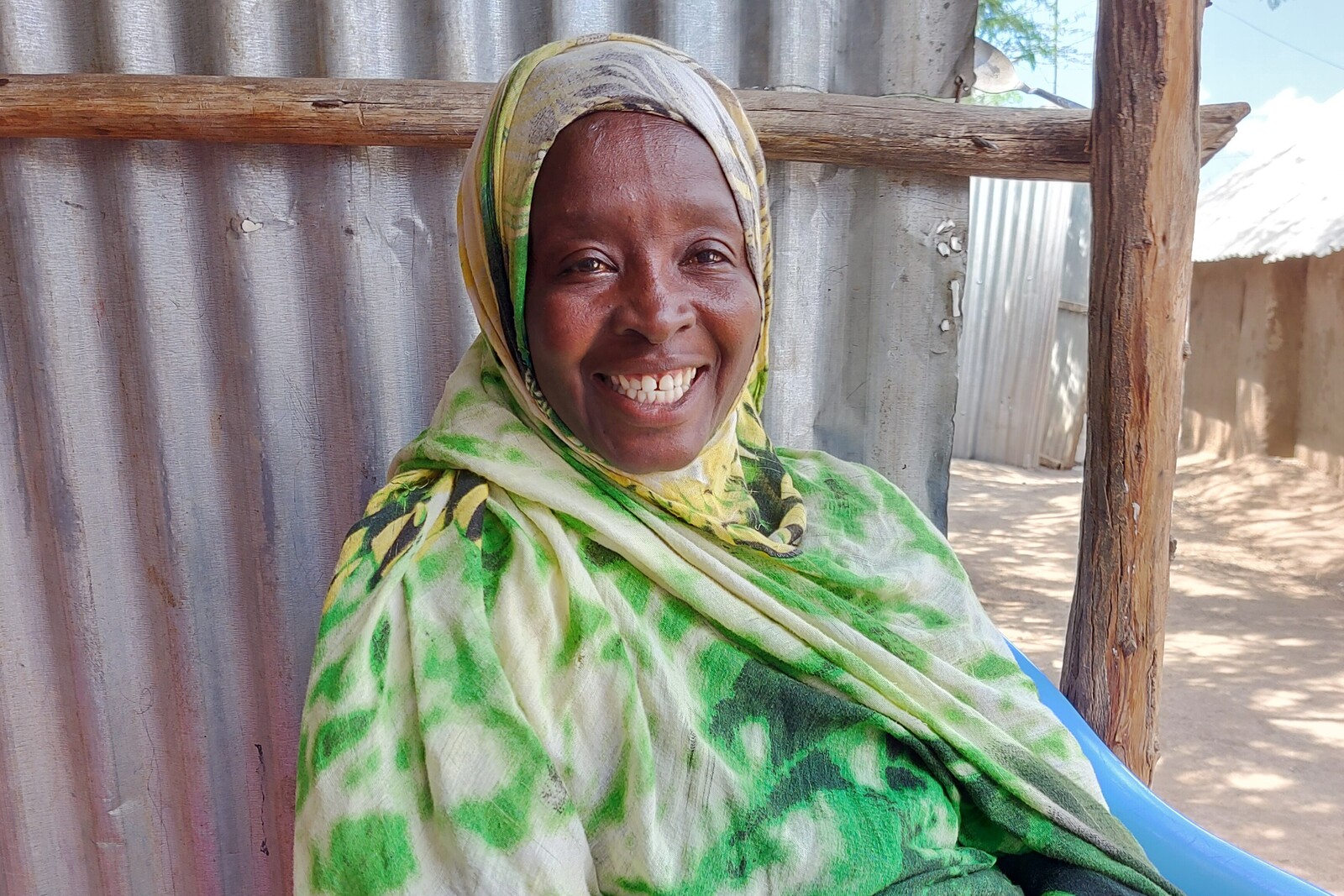 Eine Frau im Geflüchtetencamp in Kakuma, Kenia