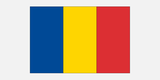 Flagge Tschad