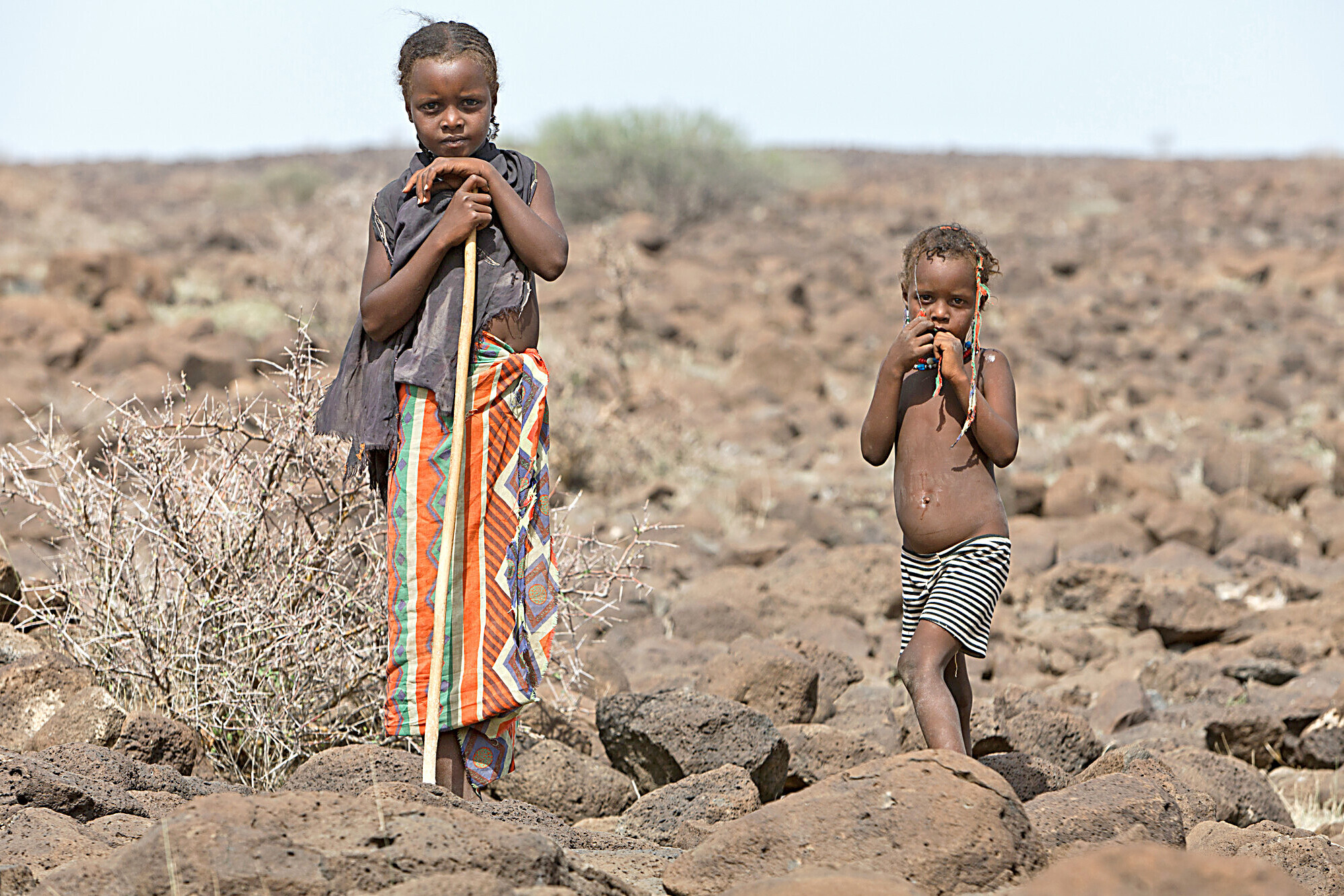 Menschen in vielen Teilen der Welt bekommen die Folgen des Klimawandels zu spüren - auch Kinder wie diese in Äthiopien Menschen in vielen Teilen der Welt bekommen die Folgen des Klimawandels zu spüren - auch Kinder wie diese in Äthiopien