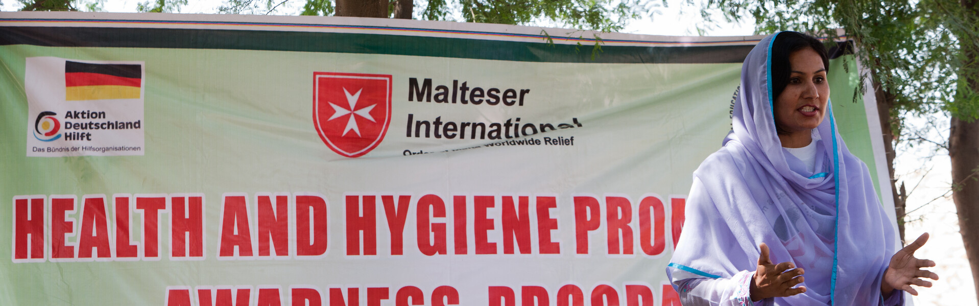 Unsere Bündnisorganisation Malteser International klärt über Katastrophenvorsorge auf