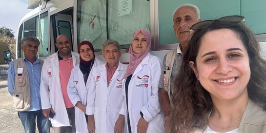Ein Ärzteteam der Malteser versorgt die Menschen nach den Angriffen im Libanon 