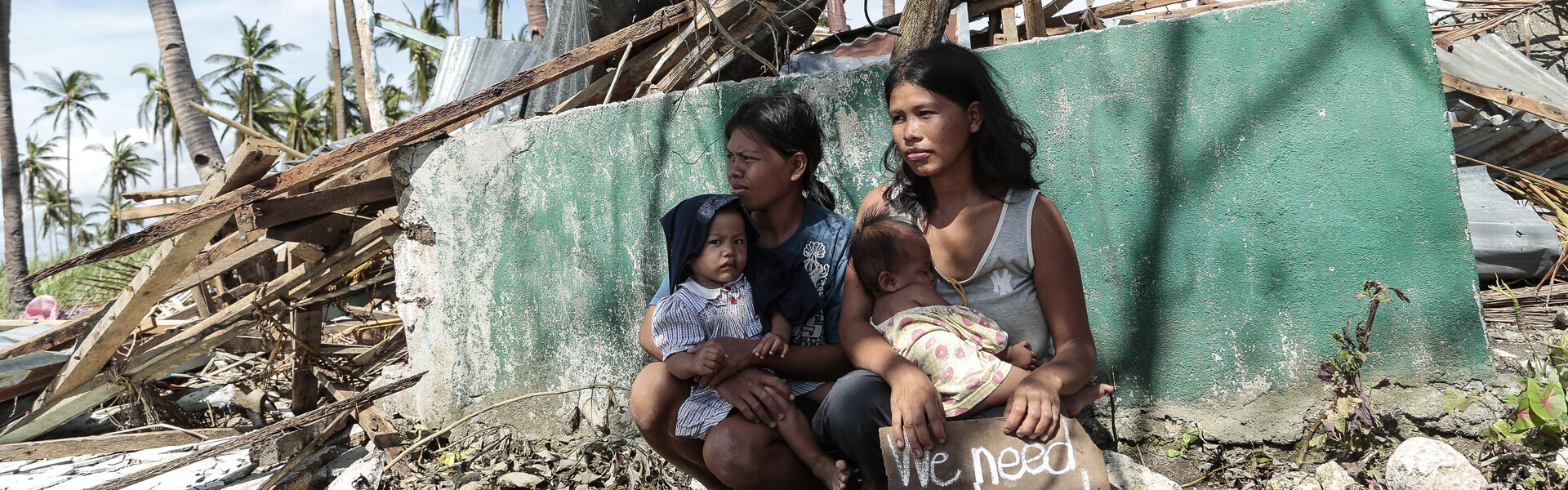 Die Philippinen werden immer wieder von schweren Naturkatastrophen wie dem Taifun Haiyan erschüttert