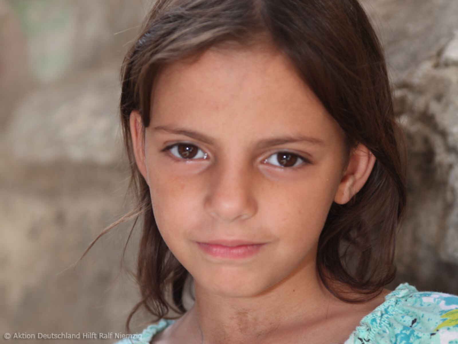 Das Mädchen Ghoroob aus Syrien