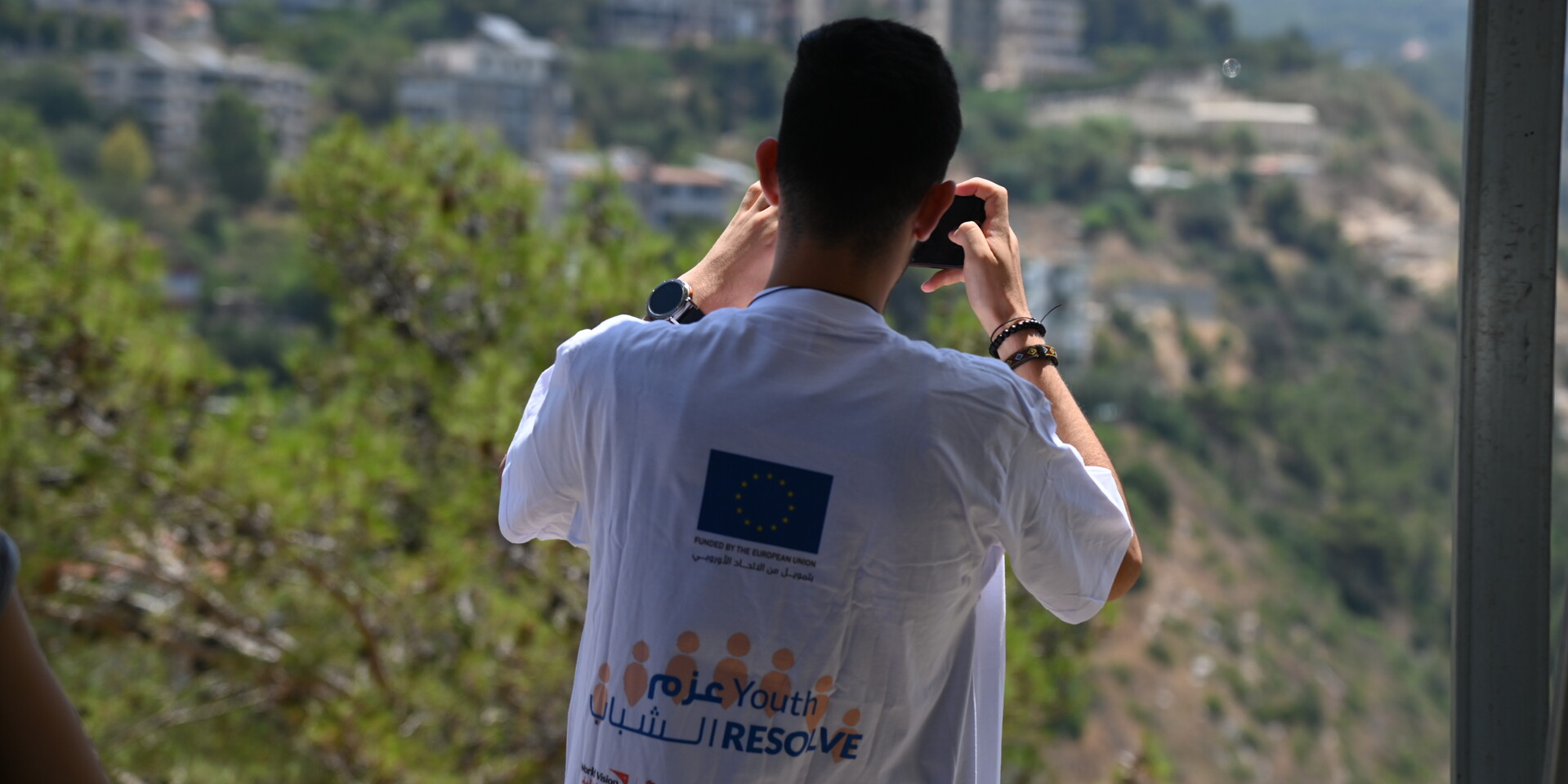 Ein Jugendlicher im Libanon