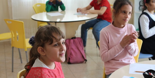 Kinder aus Syrien beim Herzensprojekt von Malteser International in der Türkei