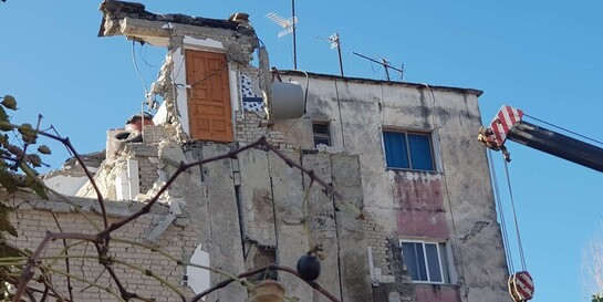 Aufräumarbeiten in Albanien nach dem Erdbeben im November 2019