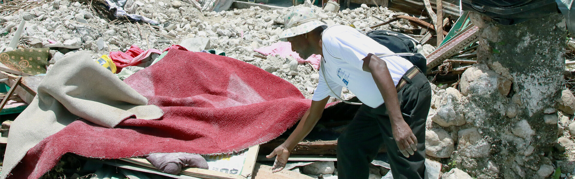 Zerstörung nach dem Erdbeben in Haiti