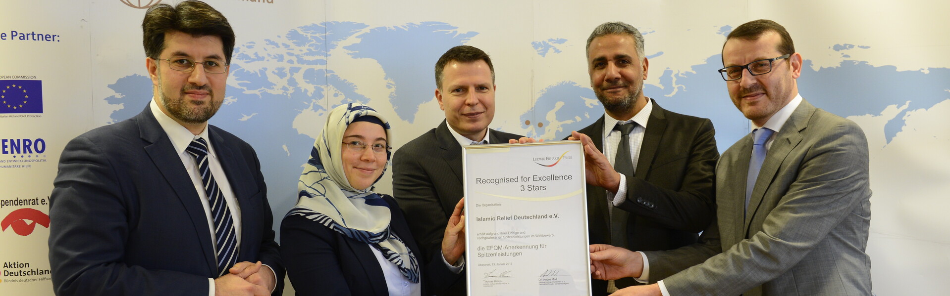 Islamic Relief erhält den ILEP, Ludwig Erhard Preis