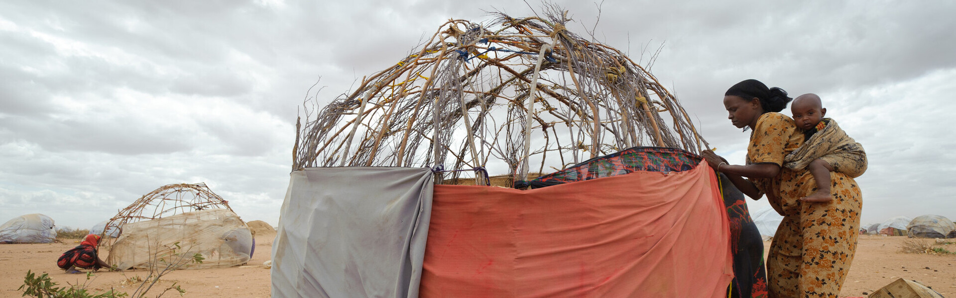 Immer mehr Familien in Afrika müssen vor dem Klimawandel flüchten