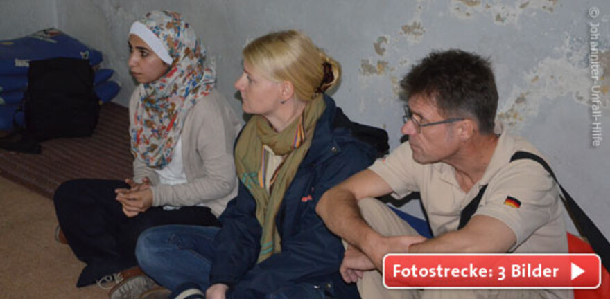 Erster Stopp: Ein Flüchtlingscamp in der jordanischen Stadt Irbid