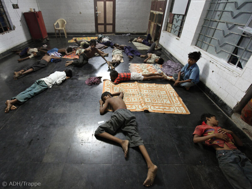 Nightshelter für Straßenkinder in Indien