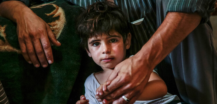 Ein Kind aus Syrien