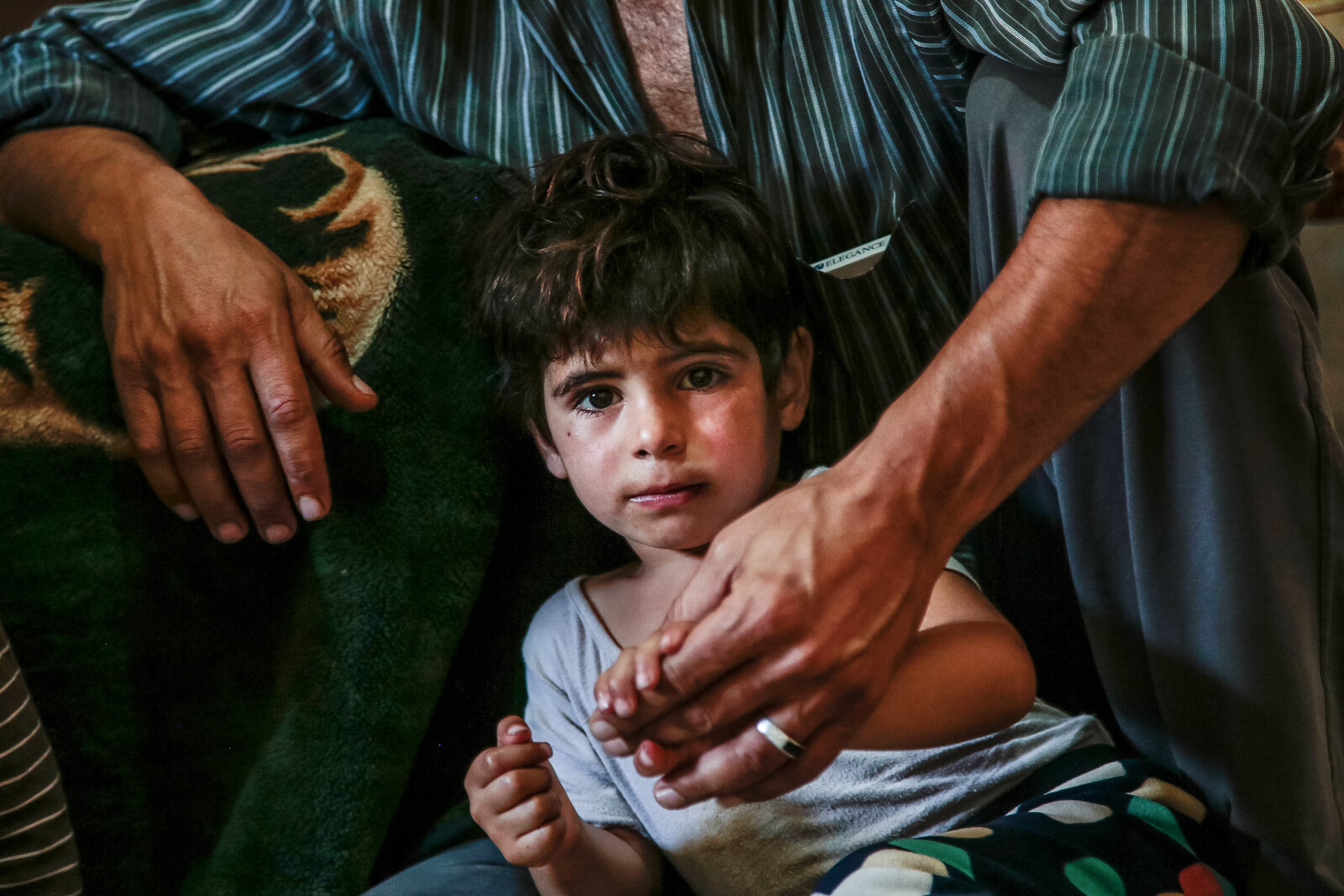 Ein Kind aus Syrien